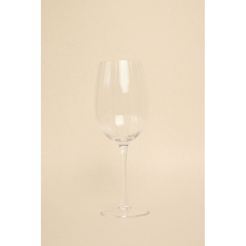 Ripple Clear Tall Wine Glass