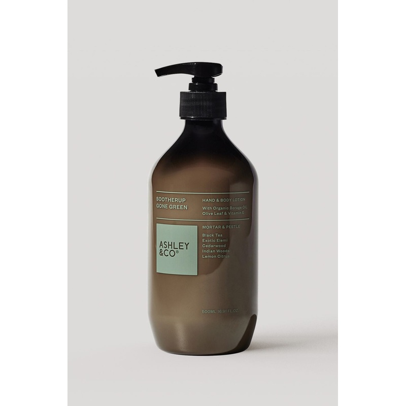 Soother Up EOL Gone Green Mortar + Pestle Hand + Body Lotion