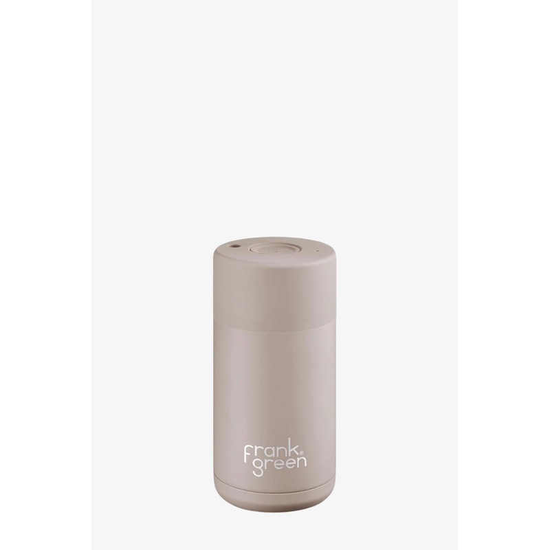 Stainless Steel with Push Button Lid Moon Dust 12oz Ceramic Cup