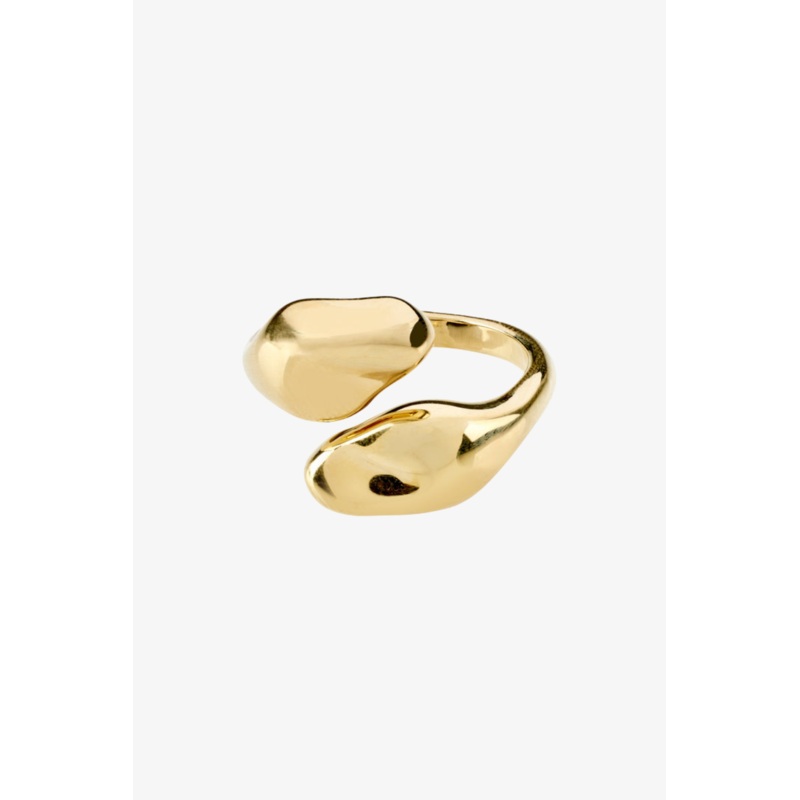 Chantal Recycled Gold Plated Adjustable Ring