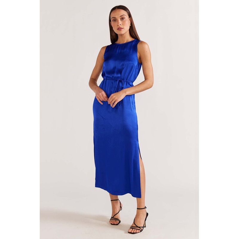 Dusk Cobalt Midi Dress