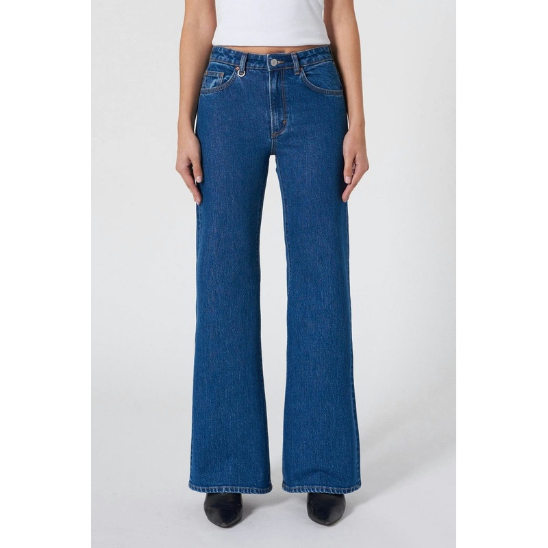 Eva Royal Indigo Wide Denim Jean