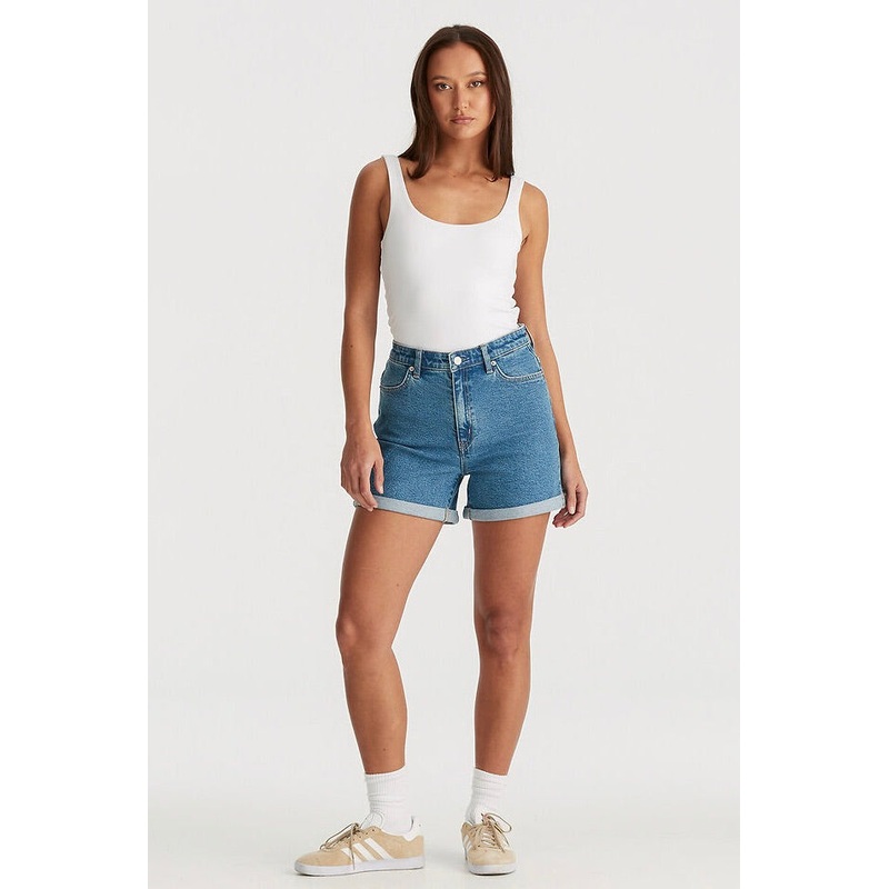 Girlfriend Impulse Blue Denim Short