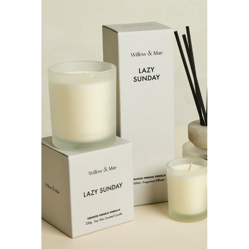 Lazy Sunday Smoked French Vanilla 230g Soy Candle