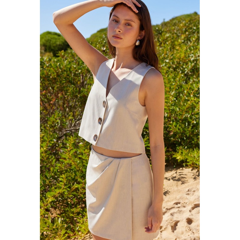 Leni Oat Mini Skirt