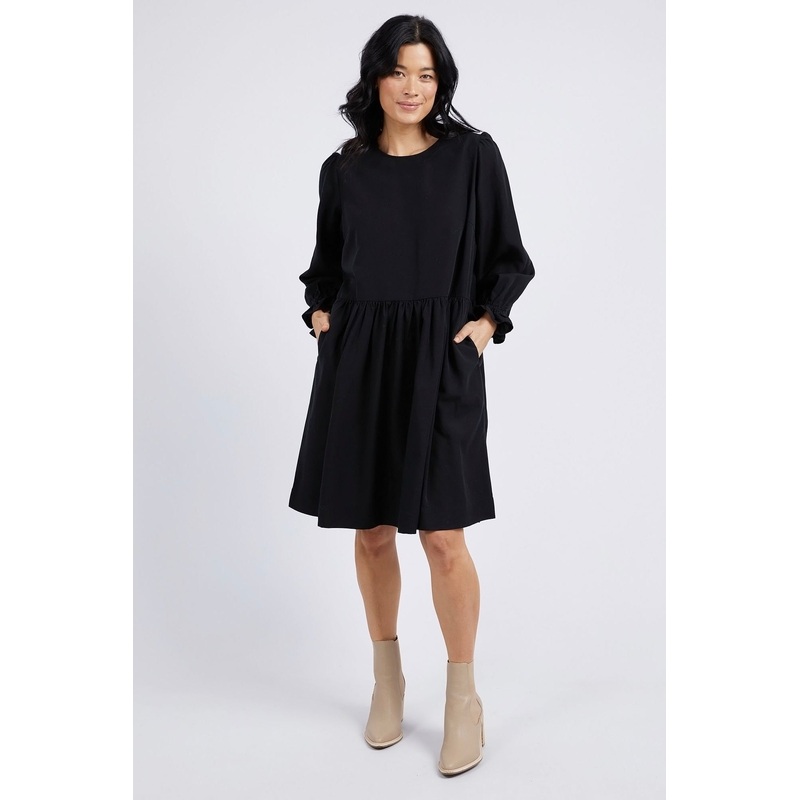 River Black LS Mini Dress