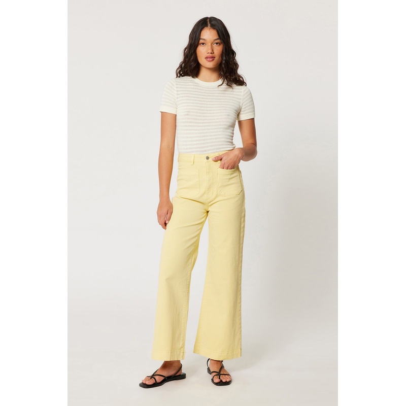 Sailor Limoncello Front Pocket Long Denim Jean