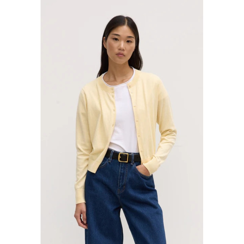 Semra Chamomile Cotton Cashmere Cardigan