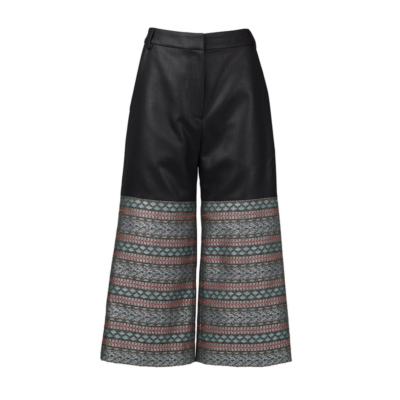 Ezie Designs Sisi Eko Color Block Pants (Cropped)