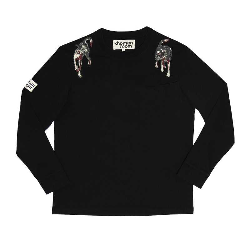 Khoman Room Black Rival Dog Long Sleeve