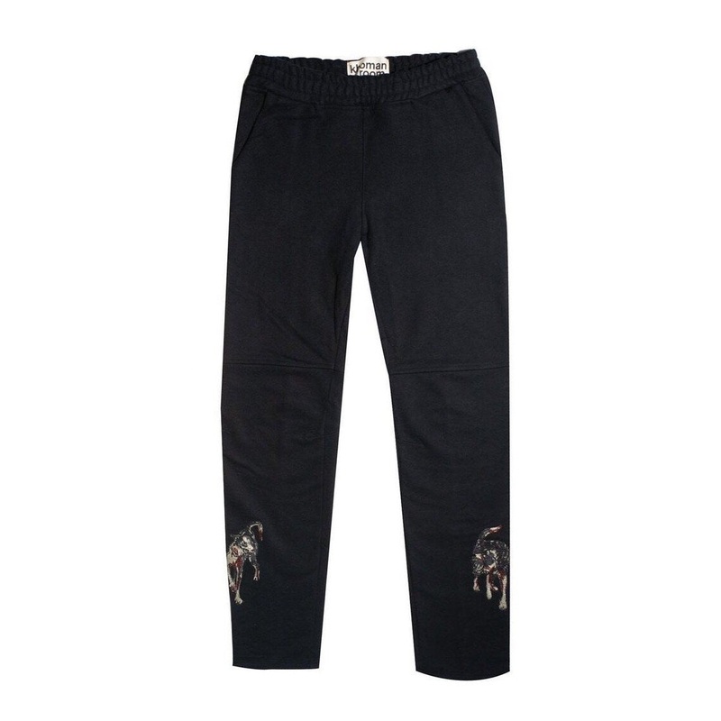 Khoman Room Rival Dogs Embroidered Joggers