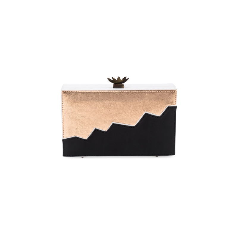 LaLaQueen Pulse Clutch Black/RoseGold