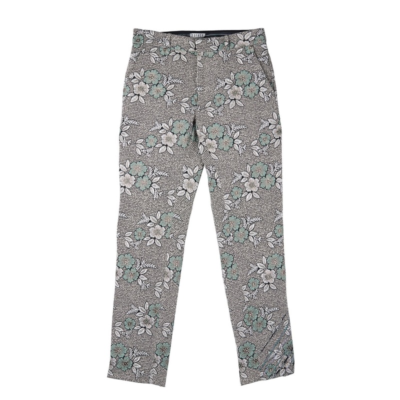 Yufash Floral Reflective Embroided Trousers