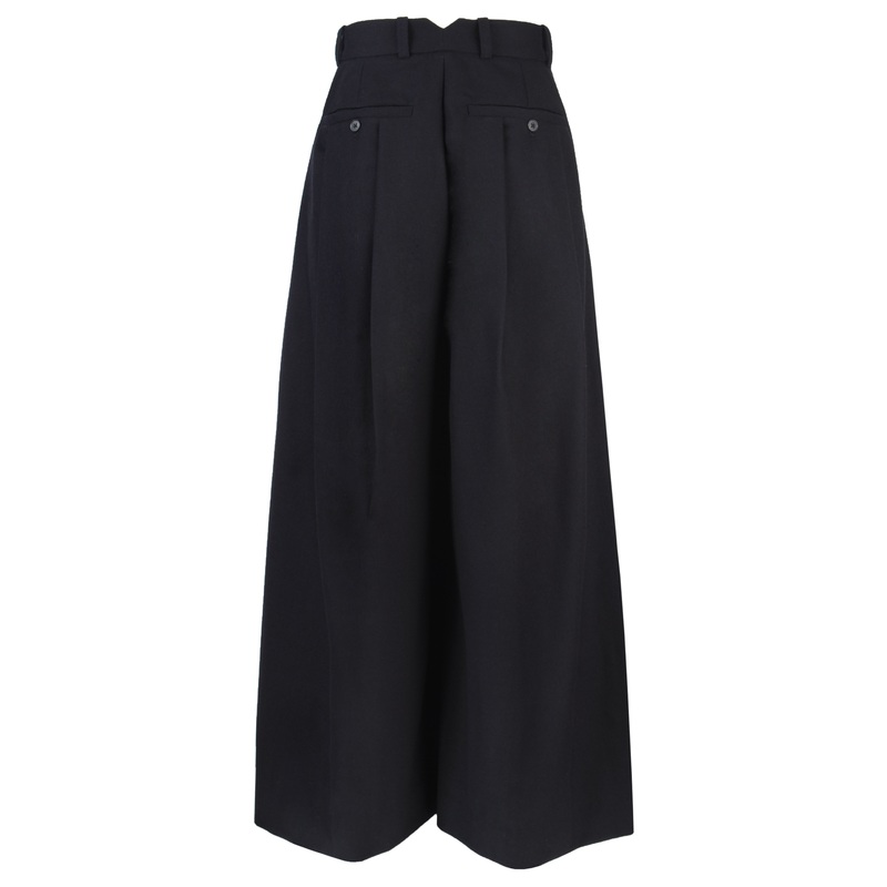 2WN Yuki Double Front Pleated Wide Leg Pants