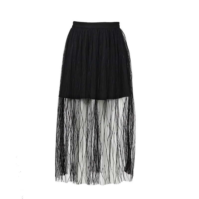Carol Cao Black Dots Skirt