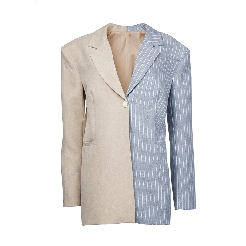 Guvanch White and Blue Blazer 9