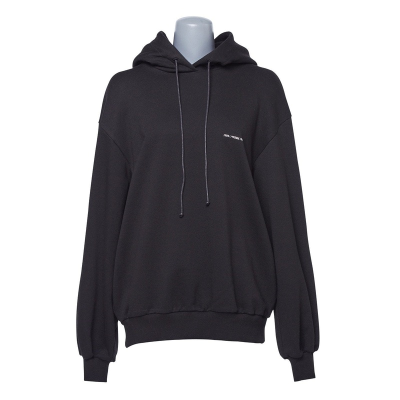 Juun.J Black Graphic Hoodie