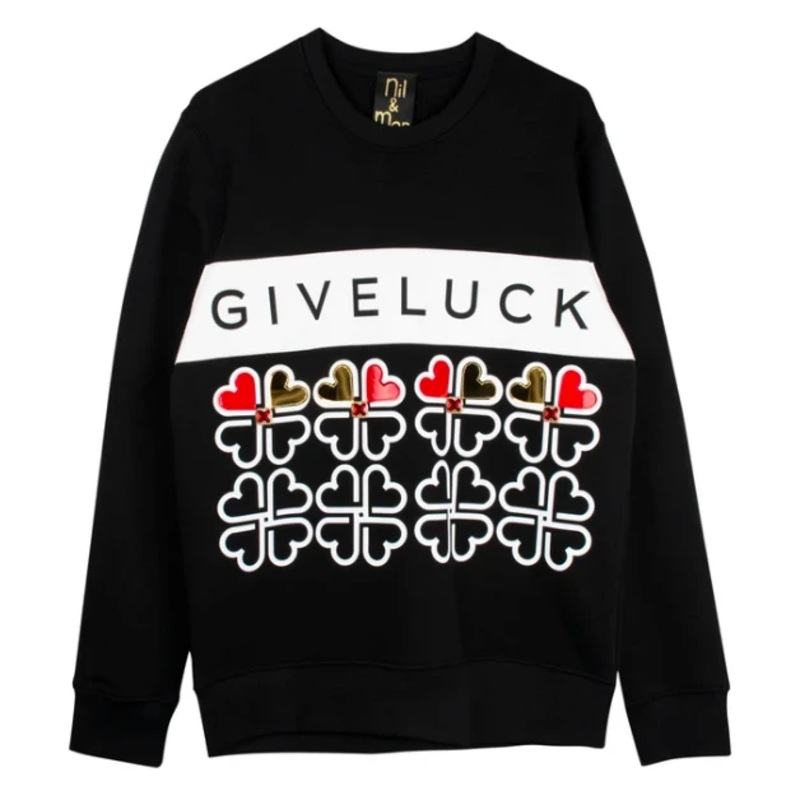 Nil & Mon Sweatshirt “GiveLuck”