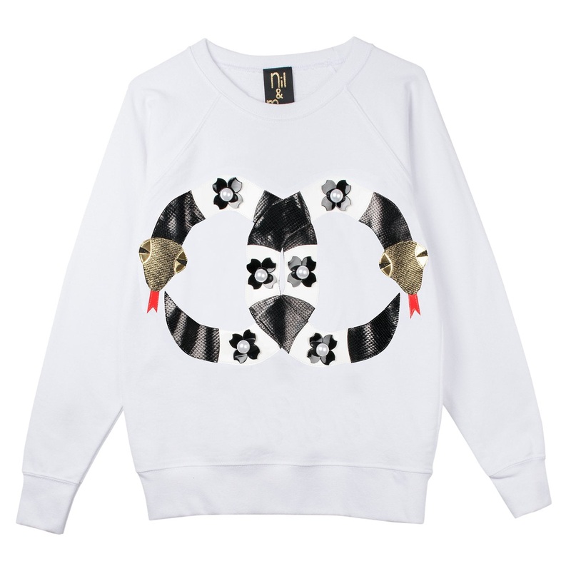 Nil & Mon Sweatshirt “Pearly Snakes”