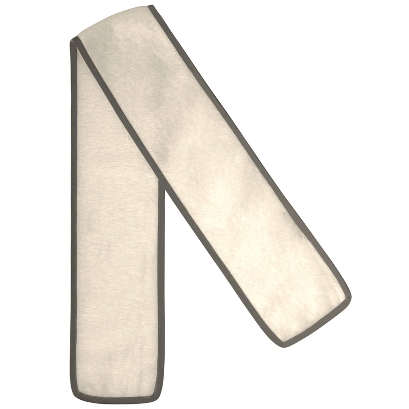 Vespertine NYC Reflective MO Scarf White