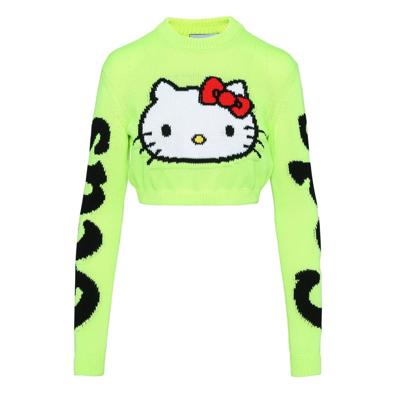 GCDS Hello Kitty Cropped Sweater