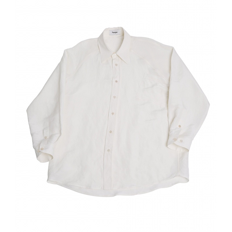 Nueque Oversized Linen-silk Shirts