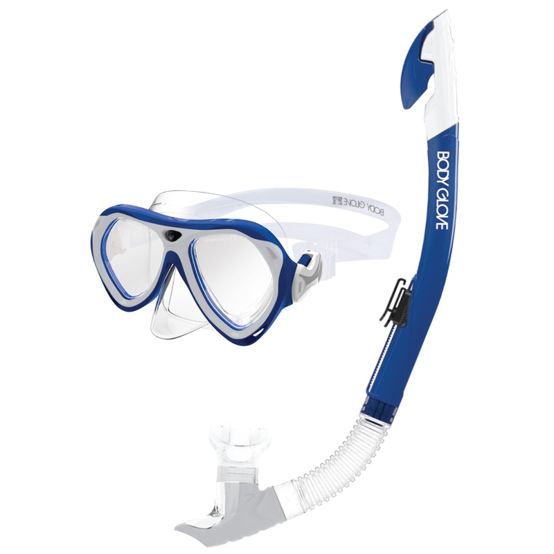 Aruba Women’s Mask / Snorkel Combo – Blue/White