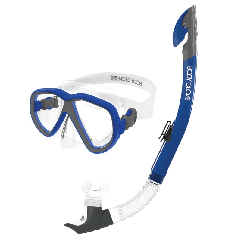 Azores Mask / Snorkel Combo – Blue/Grey
