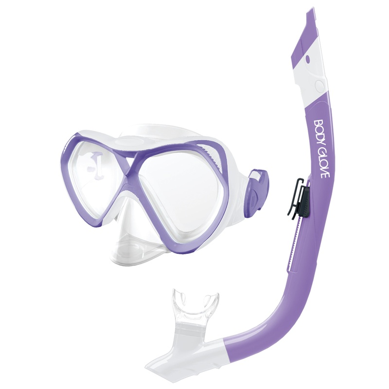 Cove Mask / Snorkel Combo – Purple/White