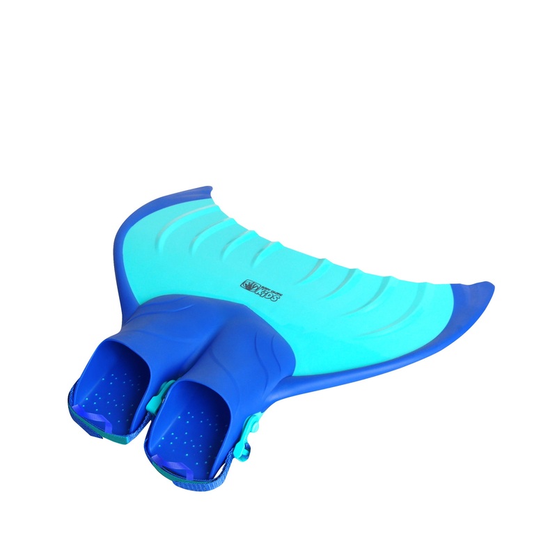 Kids’ Mermaid Linden Monofin – Blue