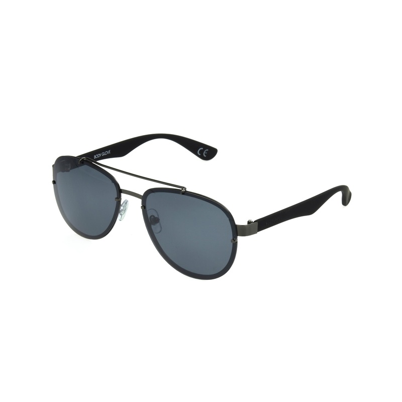 Rush Polarized Aviator Sunglasses – Gunmetal/Black