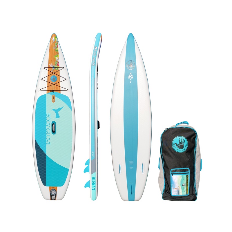 Alena 10’6″ Inflatable Paddle Board – Blue/Wood