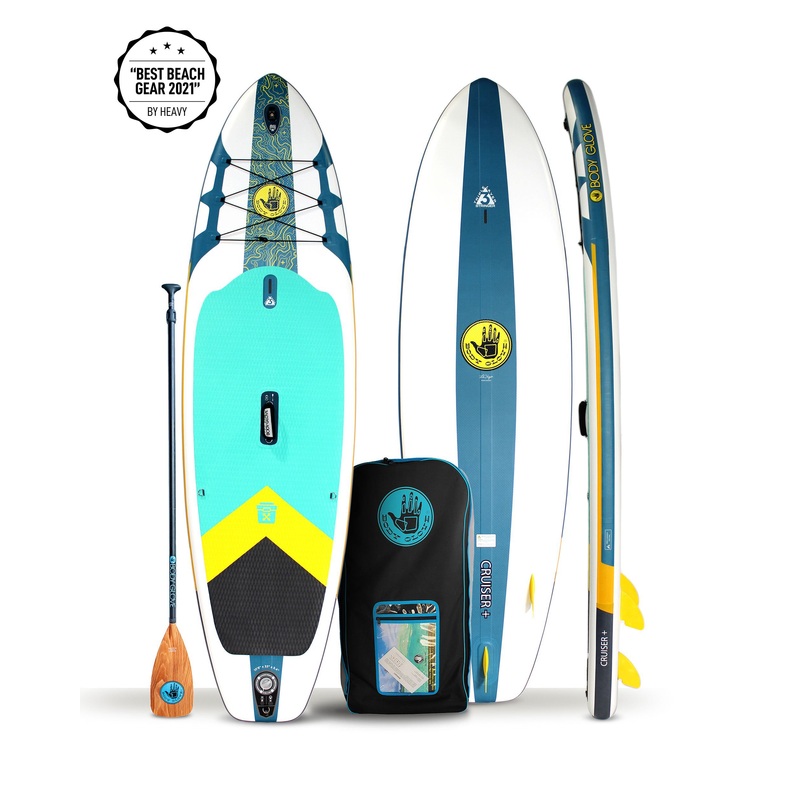 Cruiser+ 10’6″ Inflatable Paddle Board – Teal/White