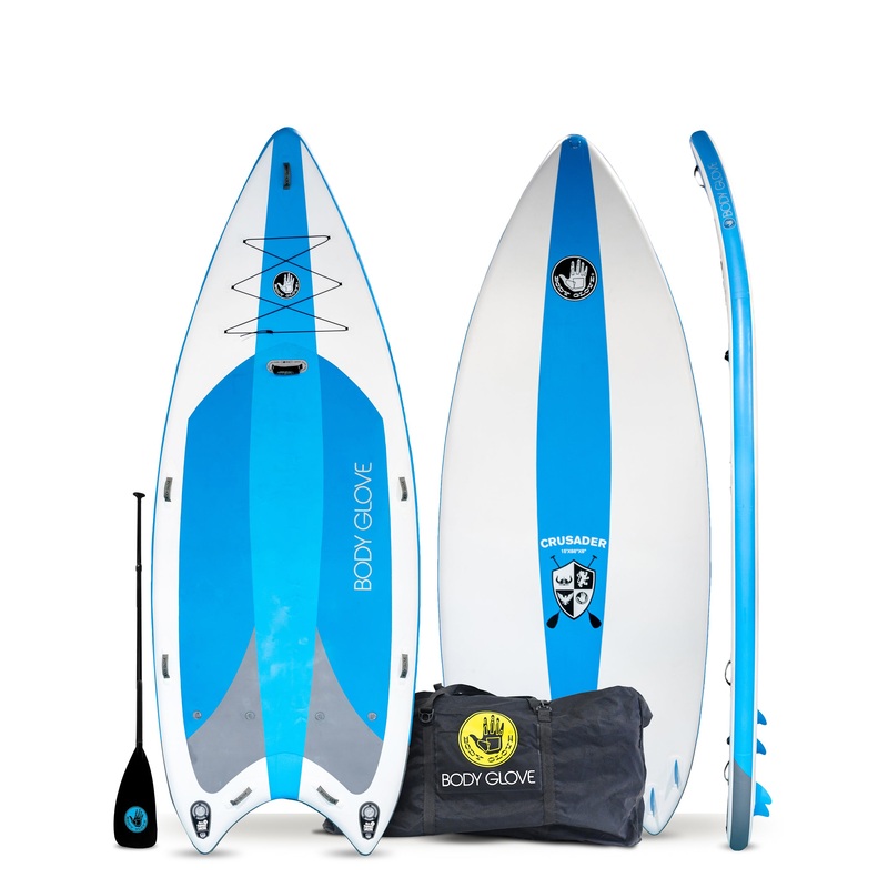 Crusader 15′ Multi-Person Inflatable Paddle Board – Cobalt/White