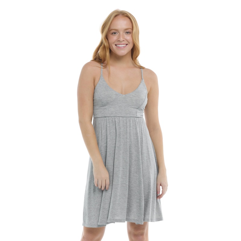 Ivy Cover-Up Dress – Heather Grey