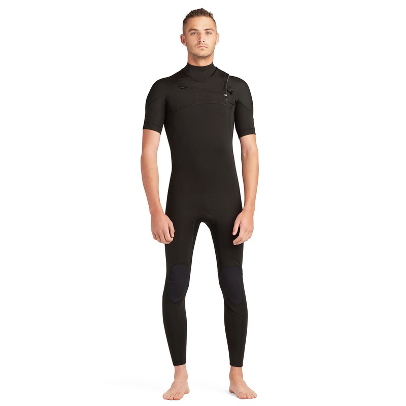 Men’s Variant 2/2mm Short Arm Chest-Zip Fullsuit – Black