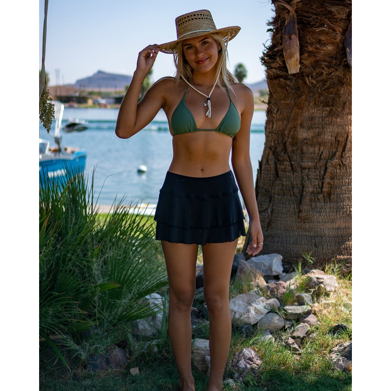 Smoothies Lambada Cover-Up Skirt- Black