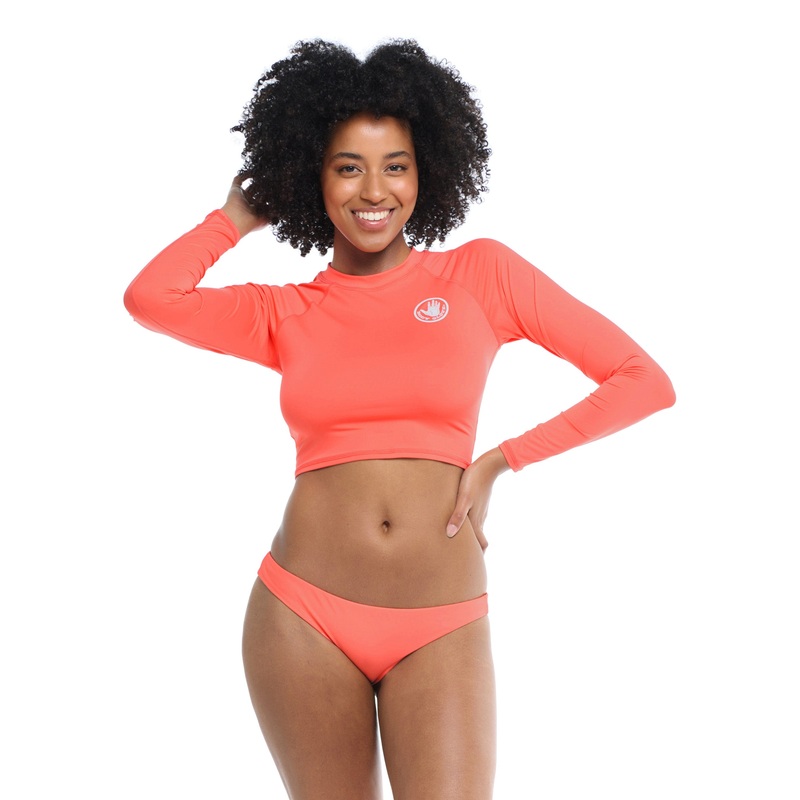 Smoothies Let It Be Cross-Over Rash Guard – Sunset