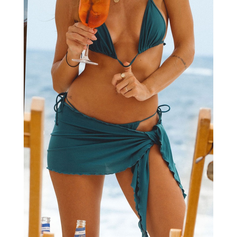 Smoothies Short Sarong Cover-Up – Kingfisher