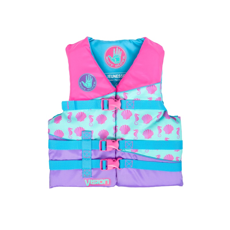 Vision Youth USCGA Type III Nylon PFD – Purple