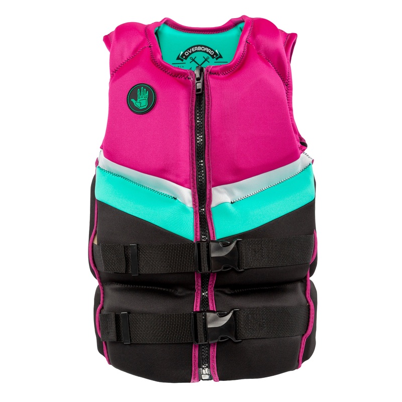 Women’s Overboard USCGA + TCA Ride PFD – Purple/Green