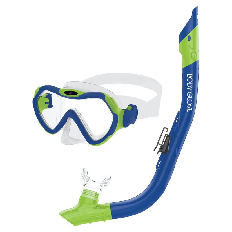 Grape Mask/Snorkel Combo – Blue/Lime