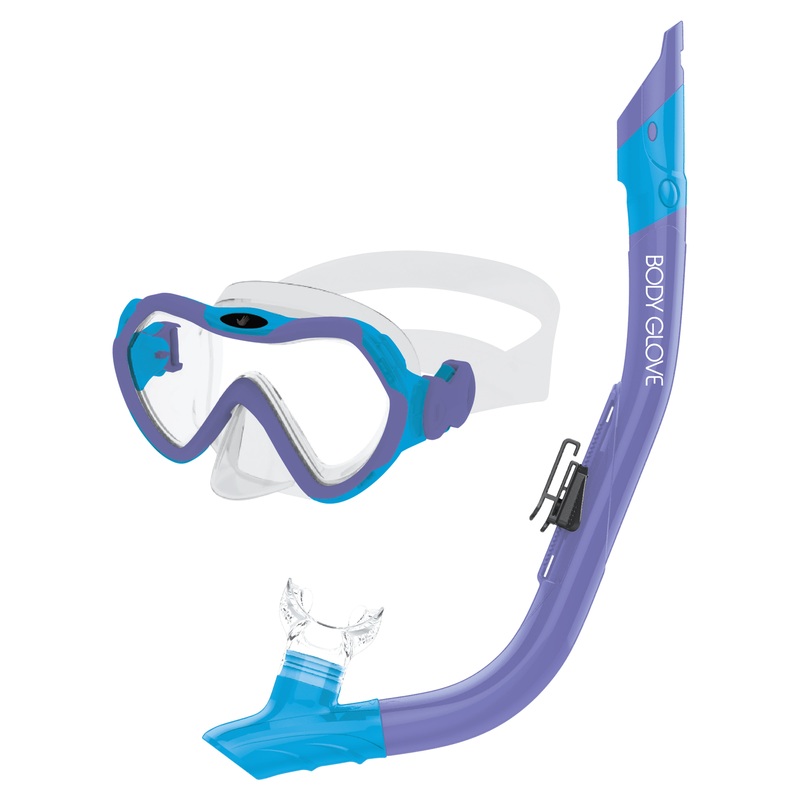 Grape Mask/Snorkel Combo – Purple/Aqua