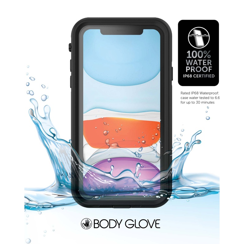 iPhone 12 Tidal Waterproof Phone Case – Black/Clear