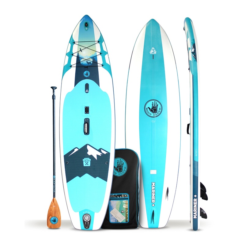 Mariner+ 11′ Inflatable Paddle Board – Teal/White