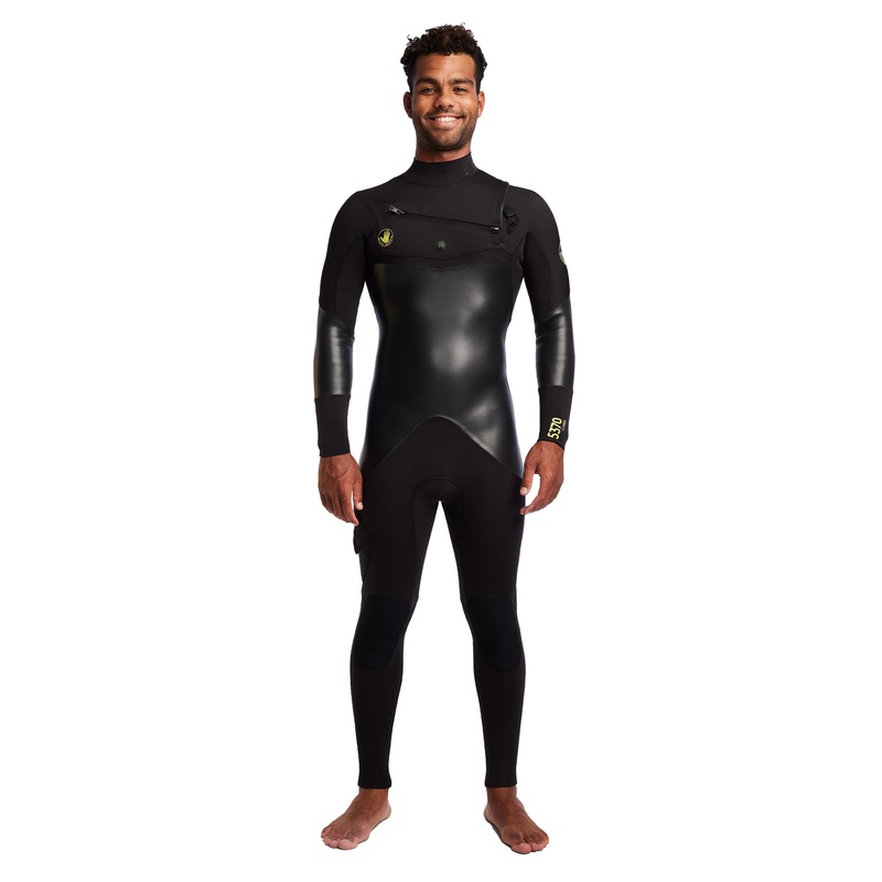 Men’s 5370 3/2mm Chest Zip Fullsuit – Black