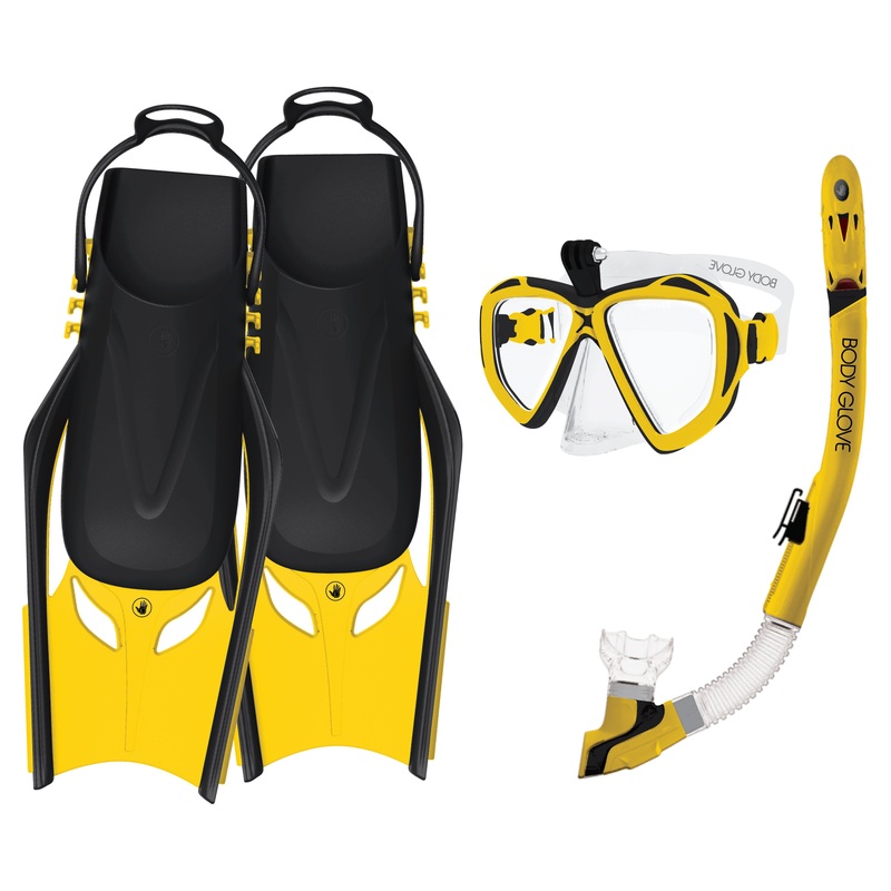 Passage Mask/Snorkel/Fin Complete Set – Yellow/Black