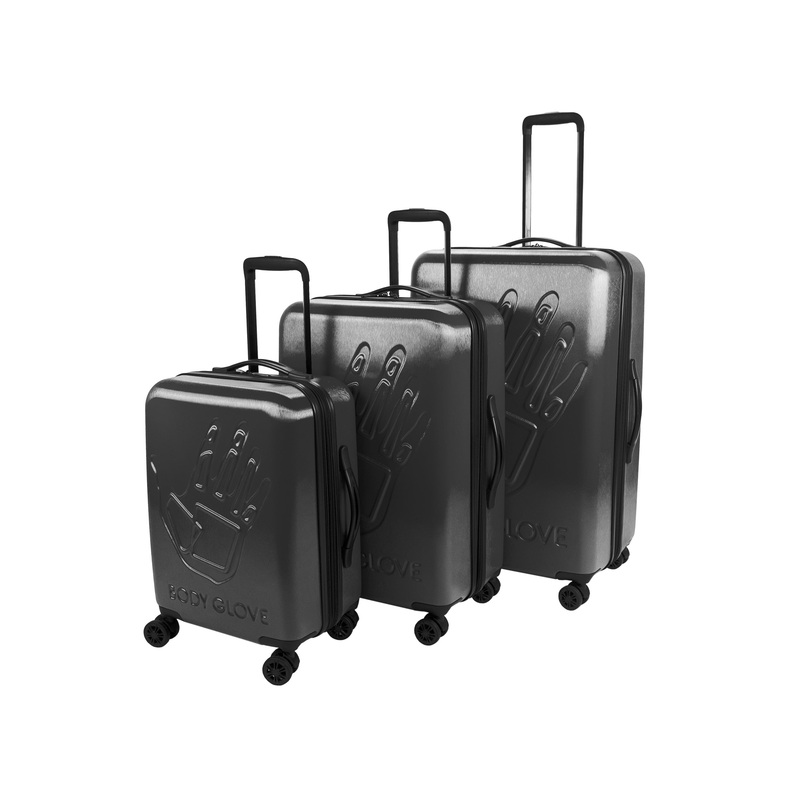 Redondo 3-Piece Hardside Spinner Luggage Set – Charcoal Haze