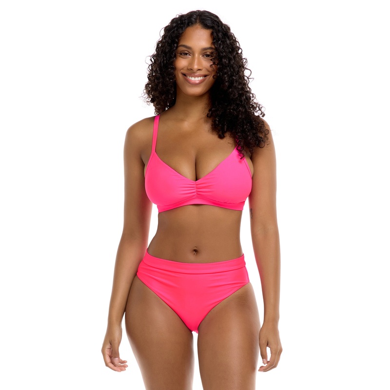 Smoothies Drew D-F Cup Bikini Top – Bubble Gum