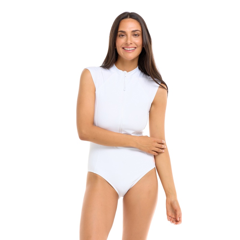 Smoothies Manny One-Piece Swimsuit – Snow